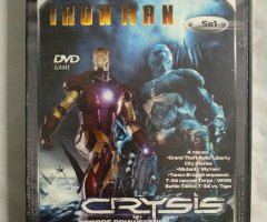 Игровой диск Iron Man, GTA Liberty City, Т-34. Апокалипсис (5в1)