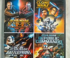 Игровой диск Star Wars 2 Knights, Clone Wars, Battlefront, Republic Command