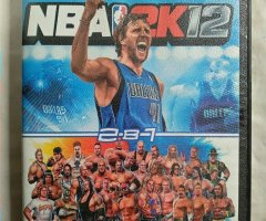 Игровой диск NBA 2K12, WWE All stars (2в1) для PS2