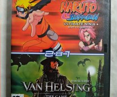 Игровой диск Naruto Shippuden, Van Helsing (2в1) для PS2