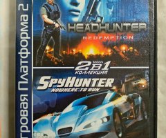 Игровой диск Headhunter Redemption, Spyhunter Nowhere to Run (2в1) для PS2