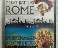 Игровой диск Great battles Rome, Nobunagas Ambition (2в1) для PS2