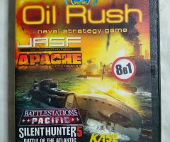 Игровой диск Oil Rush, Jasf, Apache, Ka52, Silent Hunter 5 (8в1)