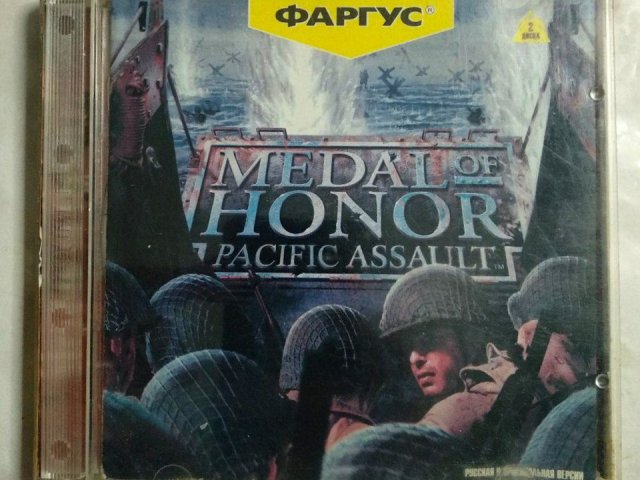 Игровой диск Medal Of Honor Pacific Assault (Фаргус) (2 CD), 200 грн. &mdash; 1/1
