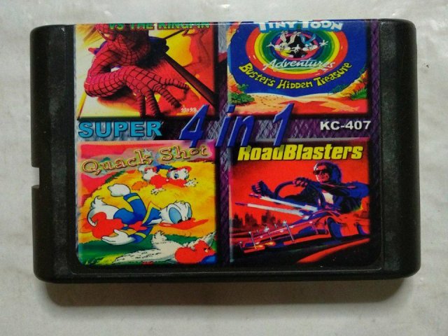 Игровой картридж Tiny Toon, RoadBlasters, Spider-Man для приставки Sega 16 bit, 200 грн. &mdash; 1/2