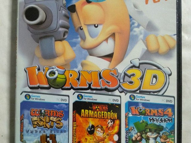 Игровой диск Worms 3D (7в1). Свит Worms, 120 грн. &mdash; 1/2