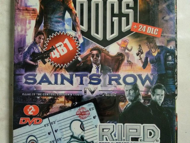 Игровой диск Sleeping Dogs, Saints Row, RIPD (4в1), 120 грн. &mdash; 1/2