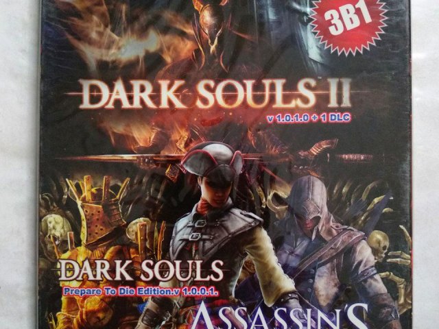 Игровой диск Dark Souls, Assassins Creed (3в1), 120 грн. &mdash; 1/2
