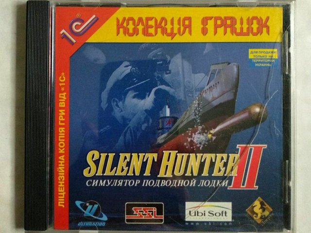 Игровой диск Silent Hunter 2. Симулятор подводной лодки (1С), 100 грн. &mdash; 1/1