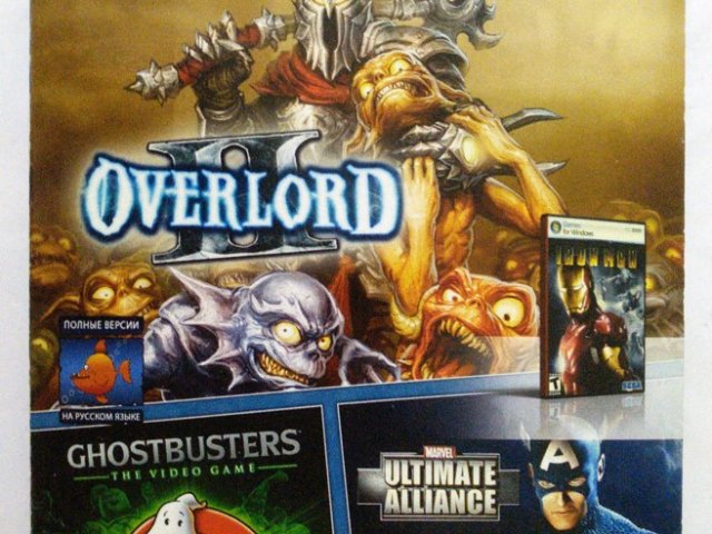 Игровой диск OverLord 2, Ghostbusters, Ultimate Alliance, 100 грн. &mdash; 1/1