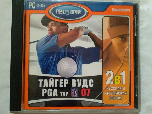 Игровой диск Тайгер Вудс. PGA тур 07 (Neogame) (2 CD), 50 грн. &mdash; 1/1