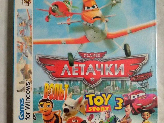 Игровой диск Летачки, Тачки, Toy Story 3, Вольт (8в1), 150 грн. &mdash; 1/2