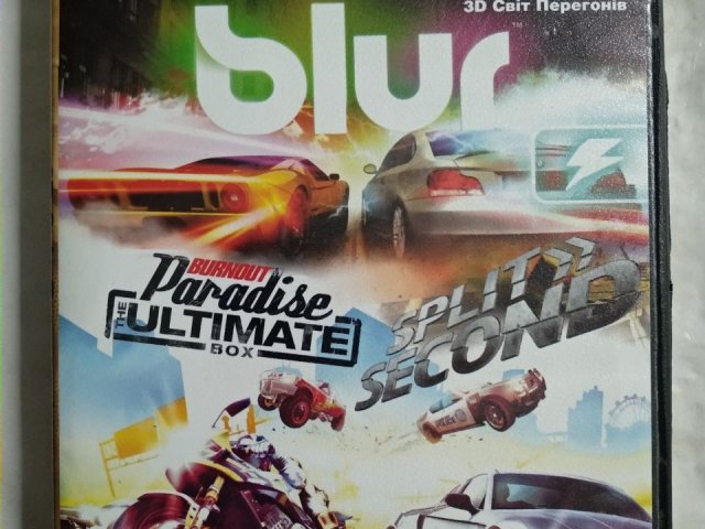 Игровой диск Blur, Paradise, Split Second, 120 грн. &mdash; 1/2