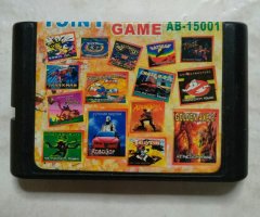 Игровой картридж AB-15001 15в1 для приставки Sega 16 bit