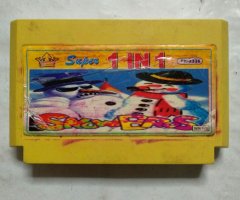 Картридж с игрой Snow Bros для приставки Dendy 8 bit