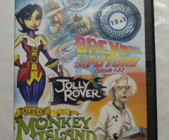 Игровой диск Back to Future 1-2-3, Monkey Islands, Oddworld (15в1)