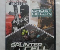 Игровой диск Rainbow six, Ghost Recon, Splinter Cell
