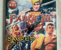 Игровой диск Fable 3, Sacred, Rise of Argonauts (4в1)