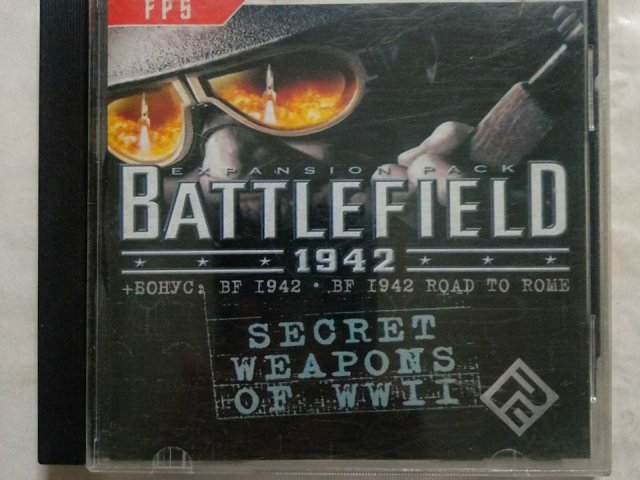 Игровой диск Battlefield 1942. Secret weapons of WII (РП) (2 CD), 150 грн. &mdash; 1/1