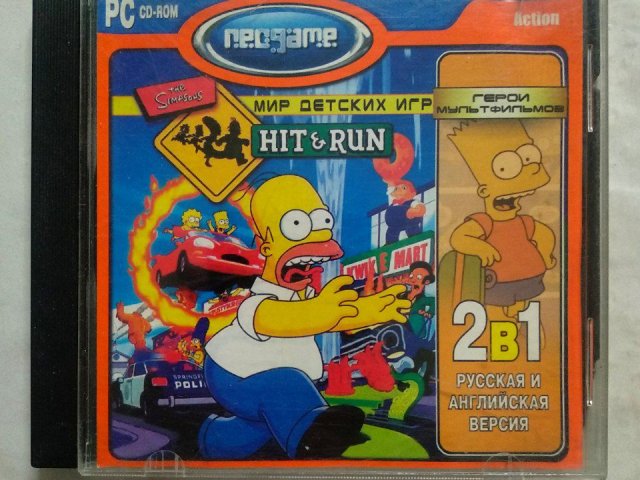 Игровой диск Simpsons. Hit & Run (Neogame), 100 грн. &mdash; 1/1