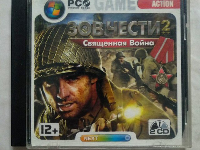 Игровой диск Зов чести 2. Священная Война (2 CD), 100 грн. &mdash; 1/1