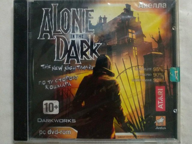 Игровой диск Alone in the Dark (Акелла), 400 грн. &mdash; 1/2