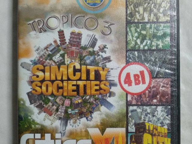 Игровой диск Tropico 3, SimCity, Cities XL (4в1), 140 грн. &mdash; 1/2