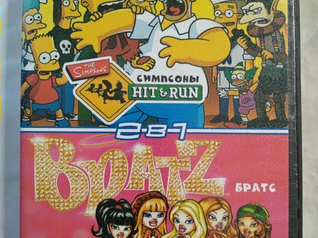 Игровой диск Simpsons, Bratz для PS2, 60 грн. &mdash; 1/2