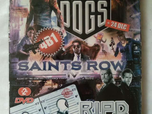 Игровой диск Sleeping Dogs, Saints Row, RIPD (4в1), 150 грн. &mdash; 1/2