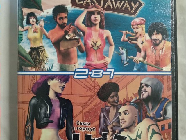 Игровой диск Sims 2 Castaway, Urbz для PS2, 50 грн. &mdash; 1/2
