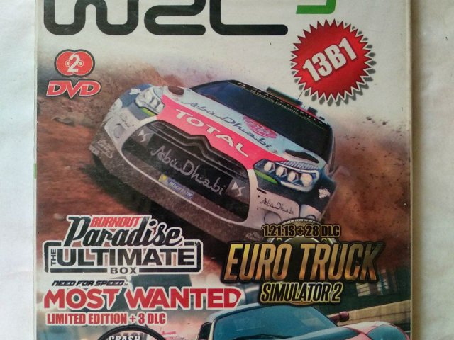 Игровой диск WRC5, Paradise, NFS Most Wanted, Euro Truck (13в1), 200 грн. &mdash; 1/2