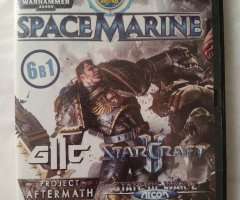 Игровой диск Space Marine, StarCraft 2, Ground Control 2
