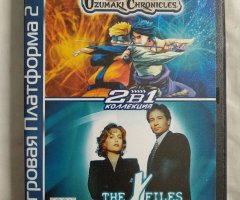 Игровой диск Naruto, X Files для PS2
