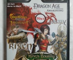 Игровой диск Dragon Age, Heroes V, Risen, Kings Bounty (20в1)