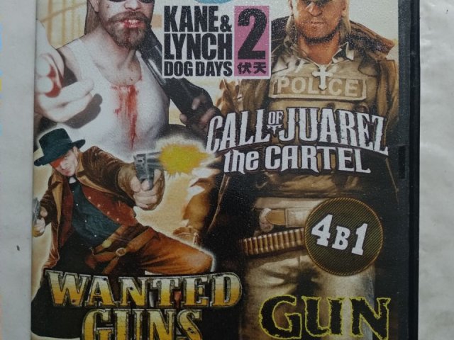 Игровой диск Kane Lynch, Call Juarez, Wanted Guns (4в1), 100 грн. &mdash; 1/2