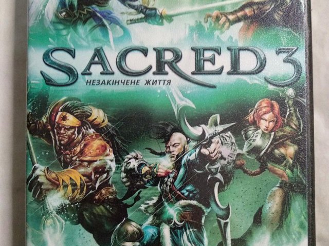Игровой диск Sacred 3 (2 DVD), 150 грн. &mdash; 1/2