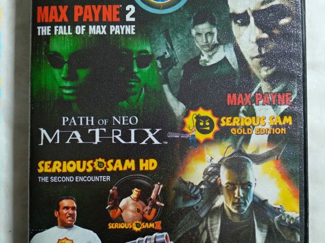 Игровой диск Max Payne 2, Serious Sam, Matrix, Painkiller, 200 грн. &mdash; 1/2
