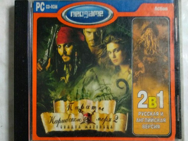 Игровой диск Пираты Карибского Моря 2. Сундук мертвеца (Neogame) (2 CD), 100 грн. &mdash; 1/1