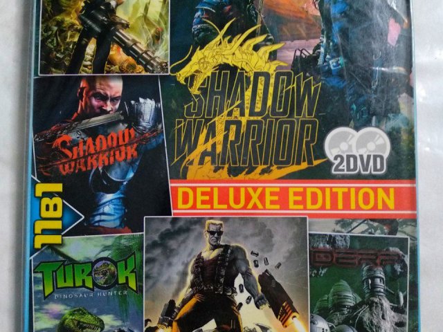 Игровой диск Turok, Shadow Warrior, Serious Sam, Duke Nukem (11в1) (2 DVD), 200 грн. &mdash; 1/2