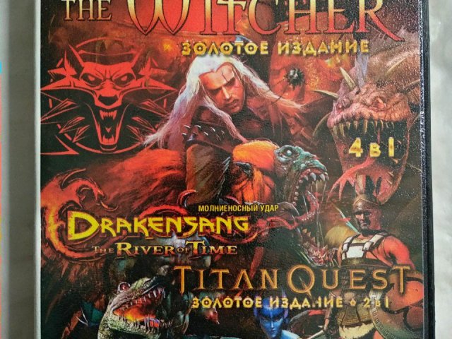 Игровой диск Witcher, Drakensang, Titan Quest, 120 грн. &mdash; 1/2