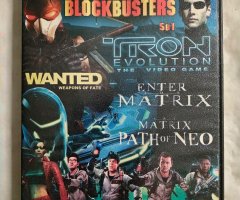 Игровой диск Tron, Wanted, Enter Matrix, Ghostbusters