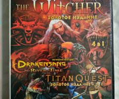 Игровой диск Witcher, Drakensang, Titan Quest