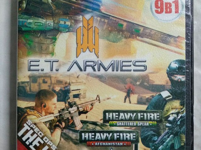 Игровой диск E.T. Armies, Spec Ops, Heavy Fire, Takedown, Delta Force, Черный орел 2, 120 грн. &mdash; 1/2