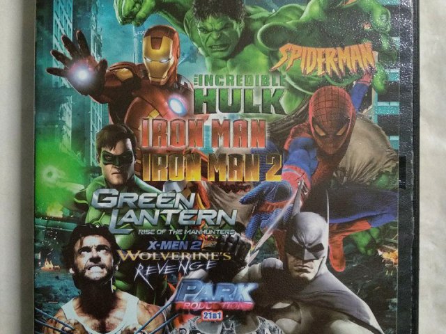 Игровой диск Incredible Hulk, Spider-Man, Iron Man, Green Lantern, X-Men 2, Batman, 120 грн. &mdash; 1/2