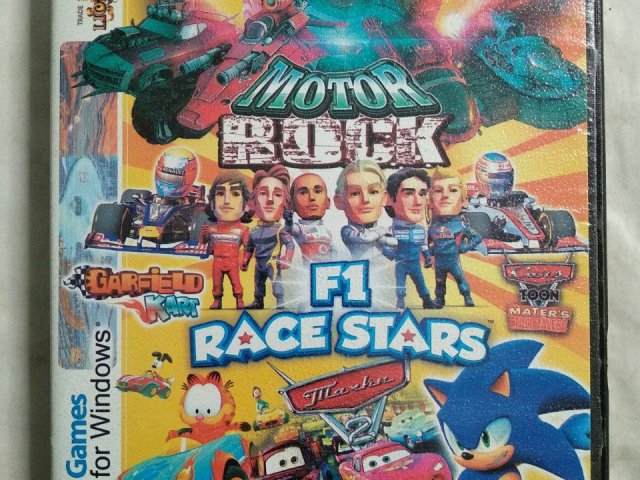 Игровой диск Motor Rock, Garfield Kart, F1 Race Stars, Sonic Adventure DX, LEGO Racers 2, Тачки, 120 грн. &mdash; 1/2
