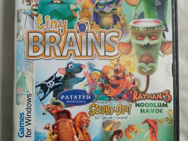 Игровой диск Tiny Brains, Рататуй, Ледниковый период 4, Scooby-Doo!, 120 грн. &mdash; 1/2