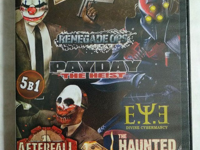 Игровой диск Renegade Ops, Payday: Heist, Afterfall: Insanity, E.Y.E.: Divine Cybermancy, Haunted: Hells Reach, 120 грн. &mdash; 1/2
