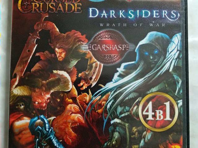 Игровой диск Cursed Crusade, Collapse, Darksiders: Wrath of War, Garshasp:  Monster Slayer, 120 грн. &mdash; 1/2