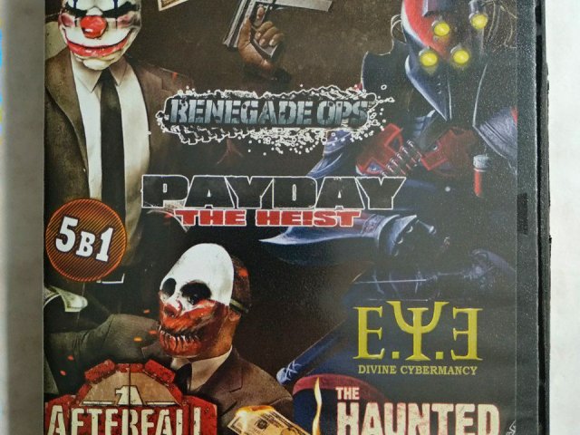 Игровой диск Renegade Ops, Payday: Heist, Afterfall: Insanity, E.Y.E.: Divine Cybermancy, Haunted: Hells Reach, 120 грн. &mdash; 1/2