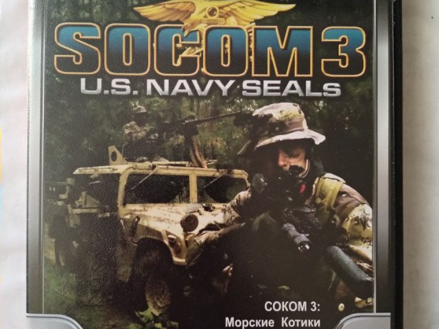 Игровой диск SOCOM 3: U.S. Navy SEALs (СОКОМ 3: Морские котики) (Neogame) для PS2, 60 грн. &mdash; 1/2